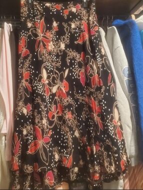 Style&co Floral Midi Skirt